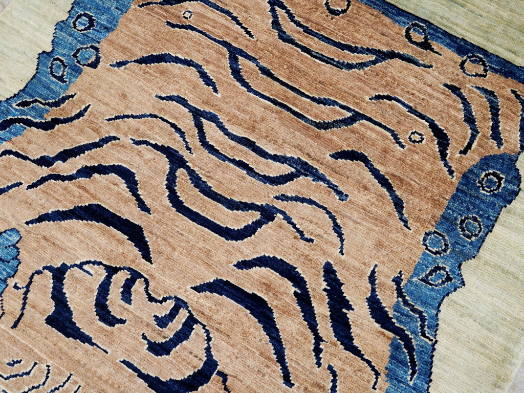 3x5 Ft Tiger Rug - Handmade Afghan Area Rug