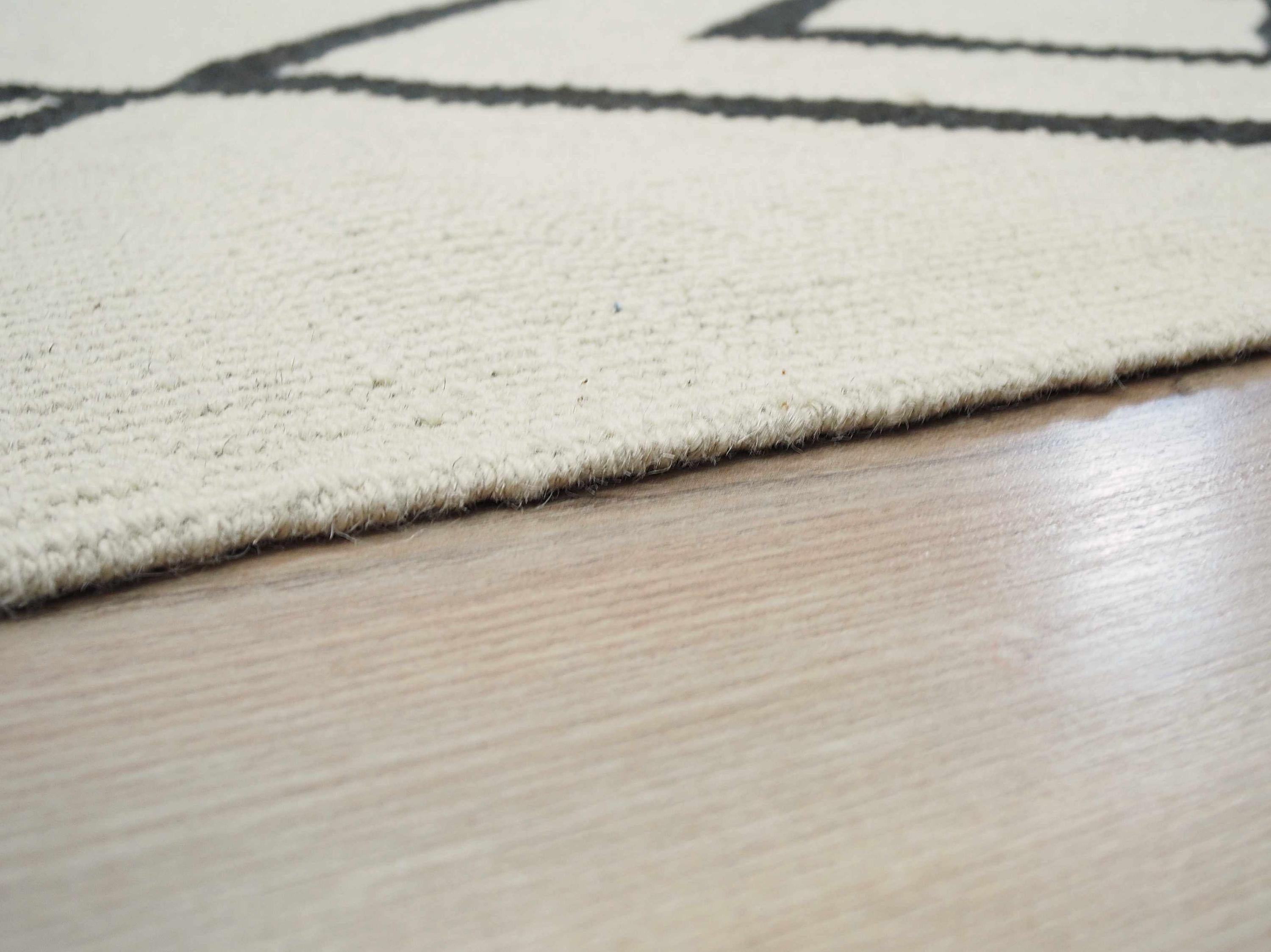 10x14 Ft White Kilim Rug – Hand Knotted Wool Flatweave Rug
