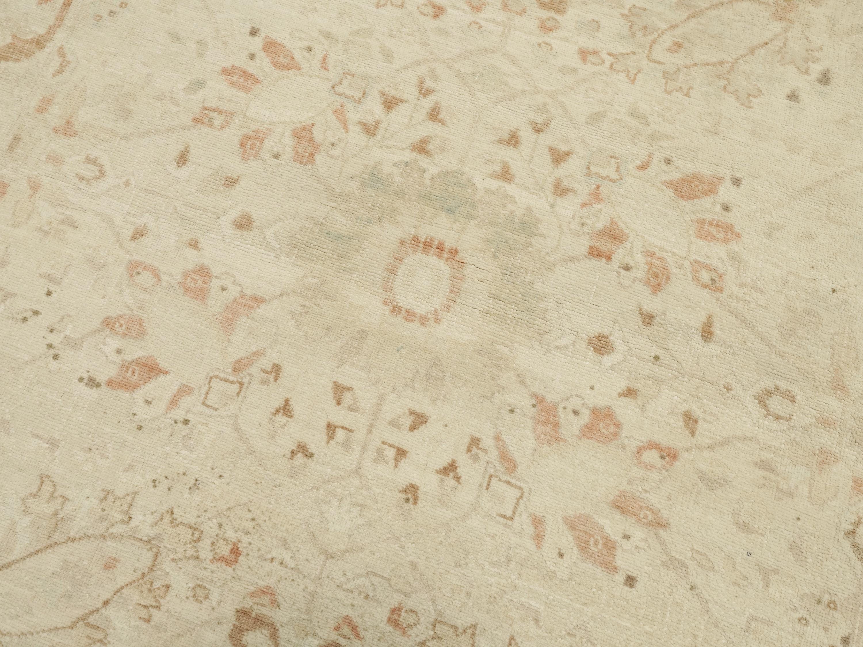 3x5 Ft Beige Bidjar Rug - Handmade Afghan Oriental Rug