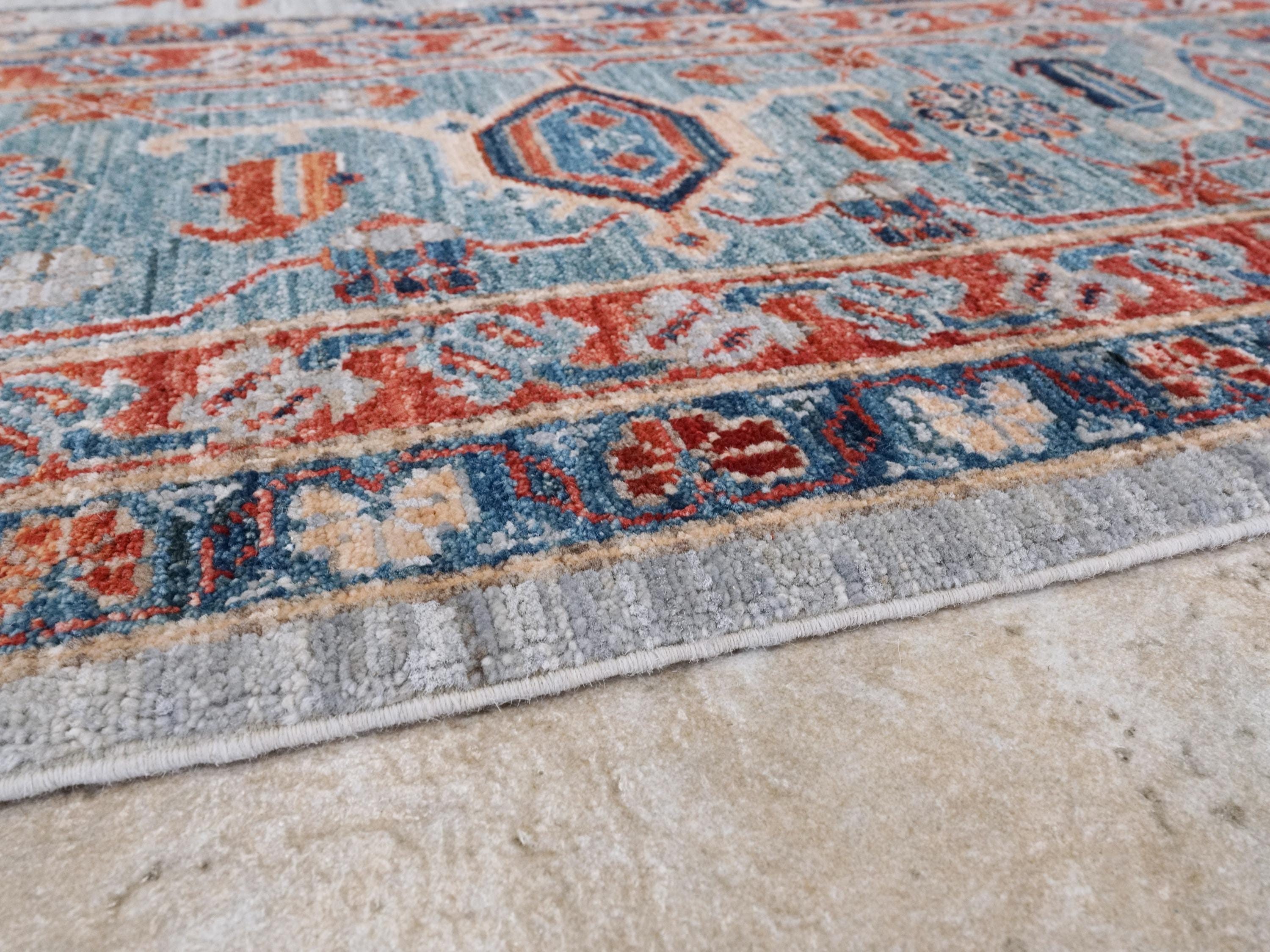12x15 Ft Gray Heriz Rug - Handmade Afghan Area Rug - Oversize