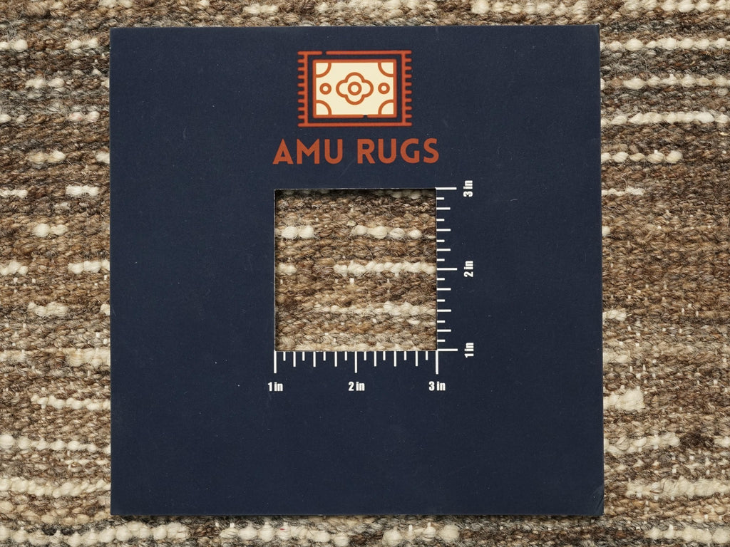 10 Ft Beige Moroccan Runner Rug - Hand Knotted Wool Runner