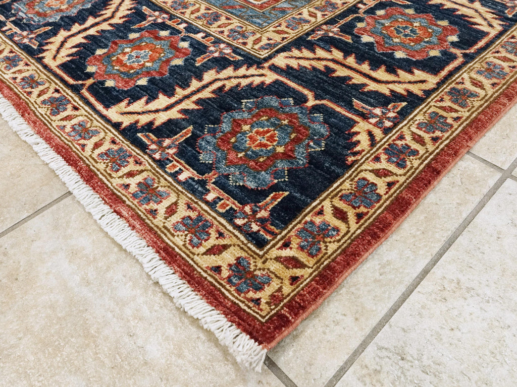 8x12 Ft Red Heriz Rug - Afghan Wool Oriental Rug