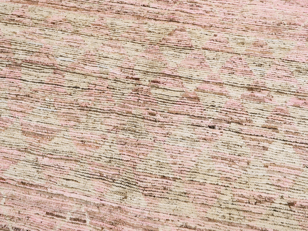 6x8 Ft Pink Moroccan Rug - Abstract Area Rug