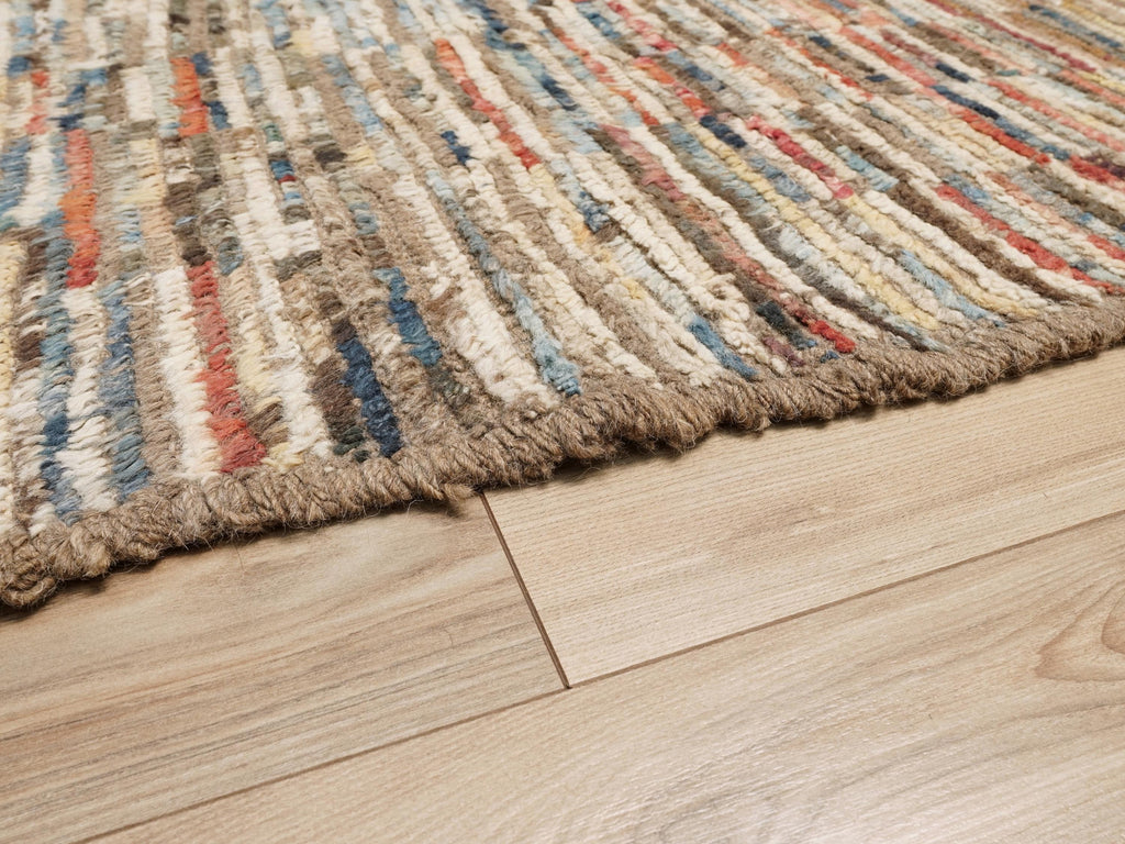 5x8 Ft Colorful Moroccan Rug - Wool Area Rug