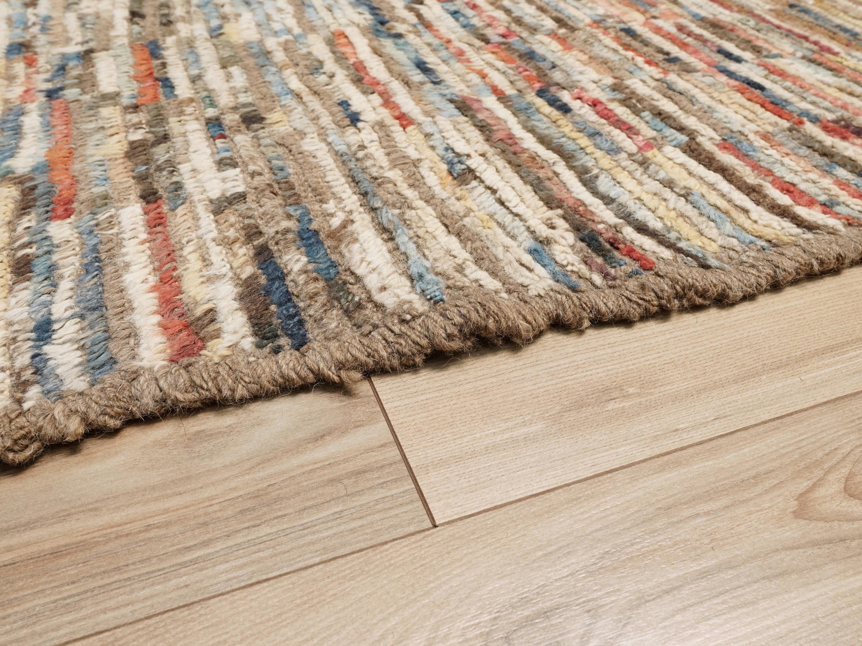 5x8 Ft Colorful Moroccan Rug - Wool Area Rug
