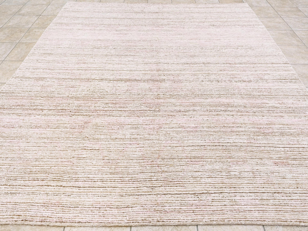 8x10 Ft Pinkish Beige Moroccan Rug - Afghan Handmade Wool Rug