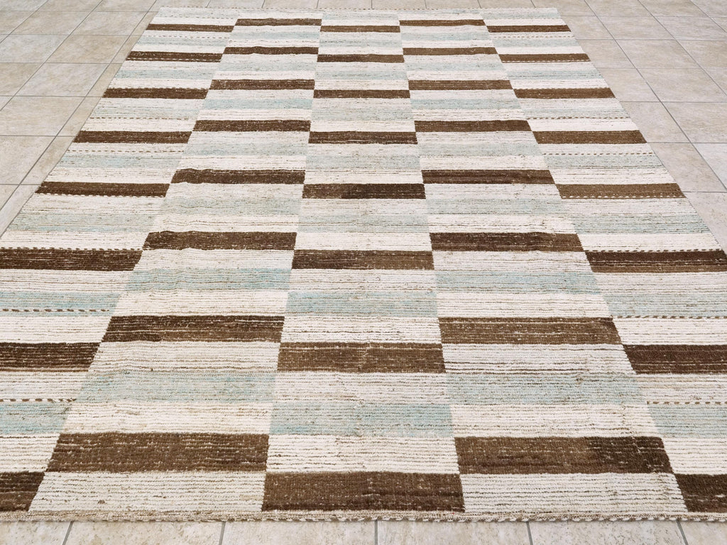 8x10 Ft Moroccan Wool Rug - Afghan Handmade Area Rug