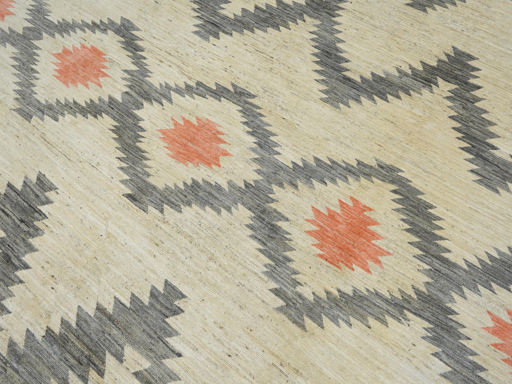 10x14 Ft Light Blue Gabbeh Rug - Hand Knotted Oriental Wool Rug