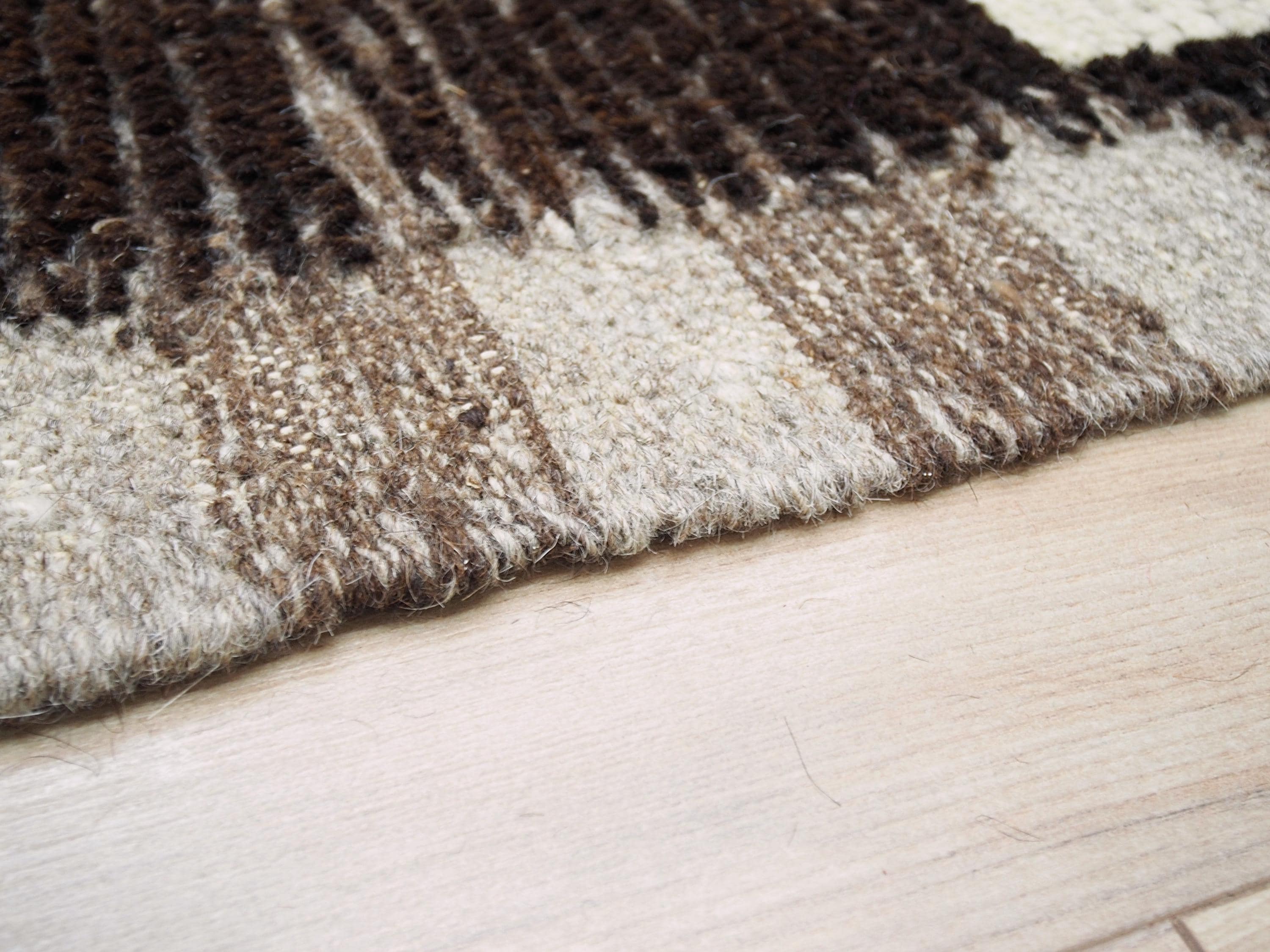 9x12 Ft Dark Brown Moroccan Rug - Hand Knotted Afghan Area Rug