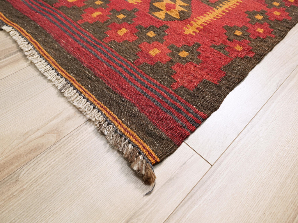 10x16 Ft Antique Red Kilim Rug - Afghan Tribal Rug
