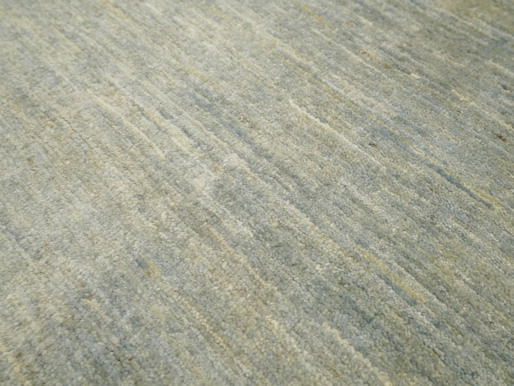 2x3 Ft Light Gray Gabbeh Rug - Afghan Wool Accent Rug