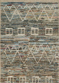 3x5 Ft Blue Moroccan Rug - Hand Knotted Area Rug