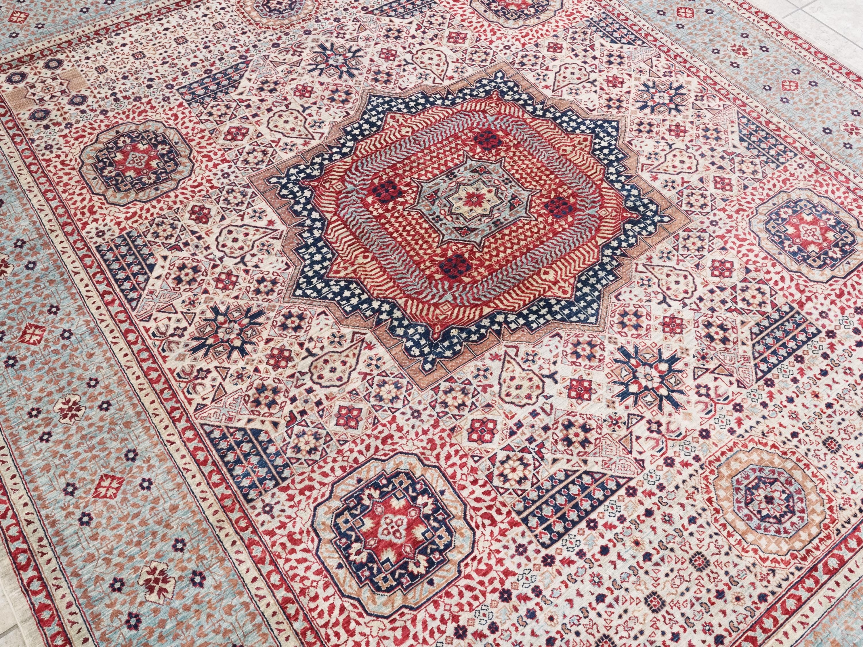 8x10 Ft Mamluk Rug - Hand Knotted Oriental Rug