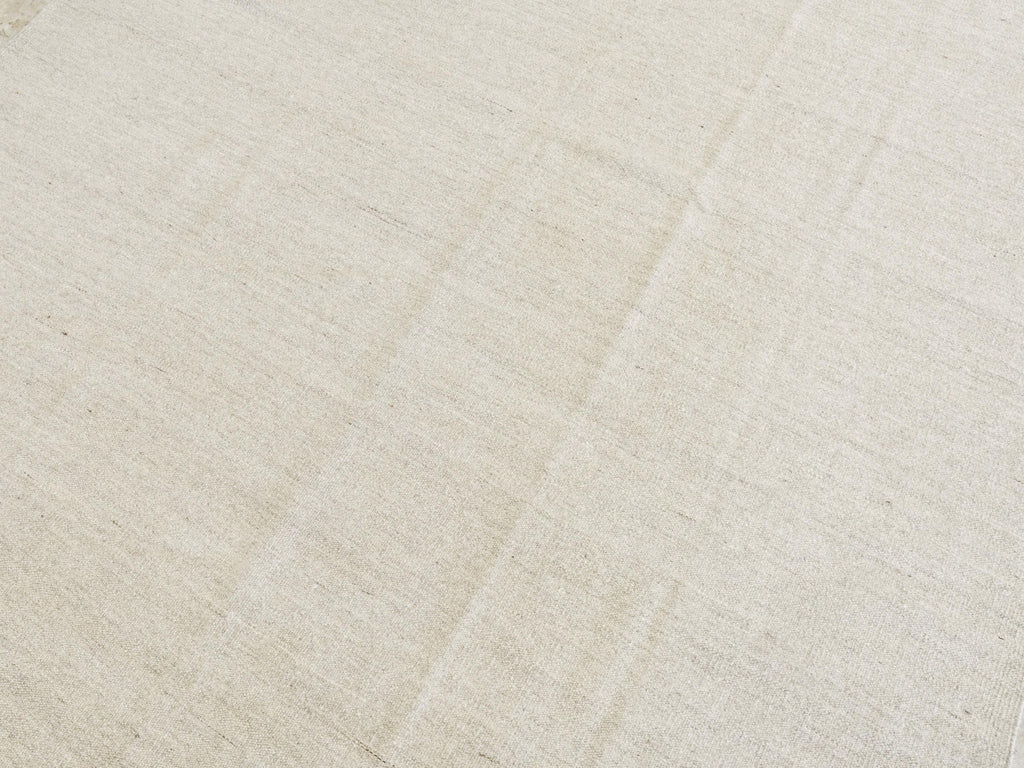 6x9 Ft Beige Kilim Rug - Flat Weave Afghan Rug