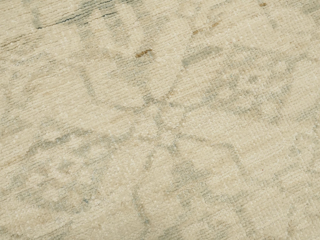 3x5 Ft White Heriz Rug - Ghazni Wool - Oriental Area Rug
