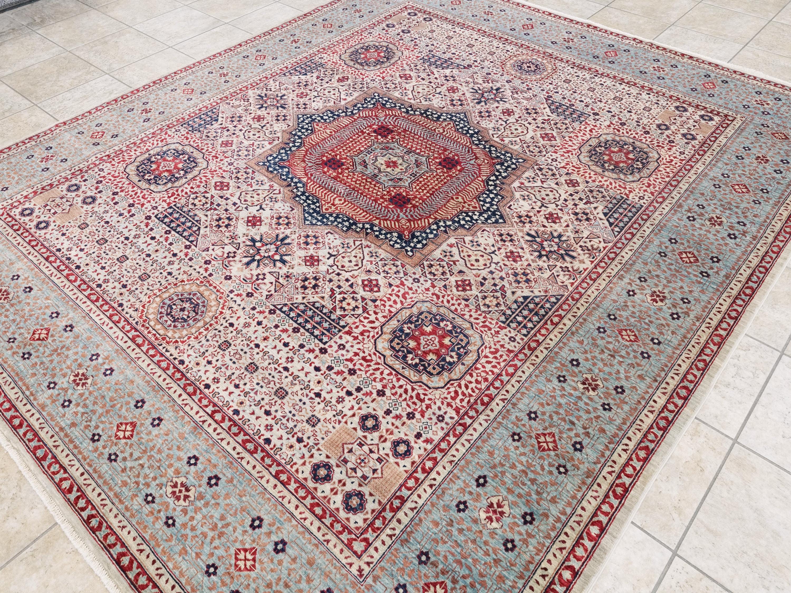 8x10 Ft Mamluk Rug - Hand Knotted Oriental Rug