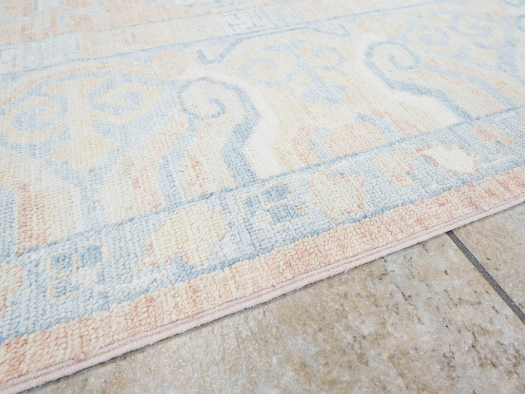 9x12 Ft Orange Oushak Rug - Handmade Area Rug - Ottoman Design