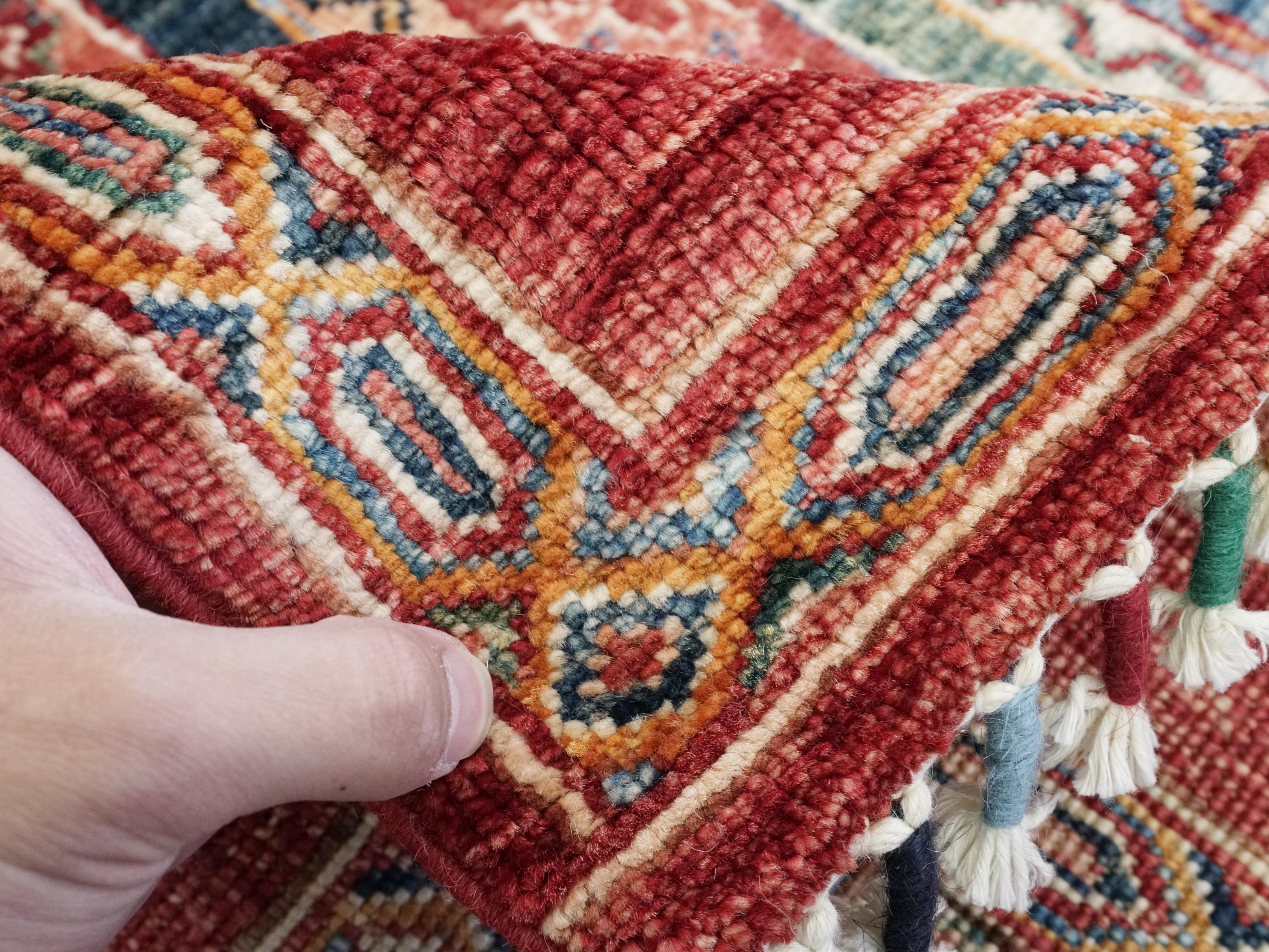 4x6 Red Heriz Rug - Afghan Wool - Handmade Oriental Area Rug