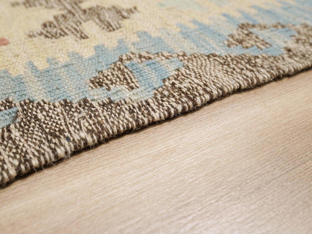 5x6 Ft Maimana Kilim Rug - Flat Weave Wool Rug