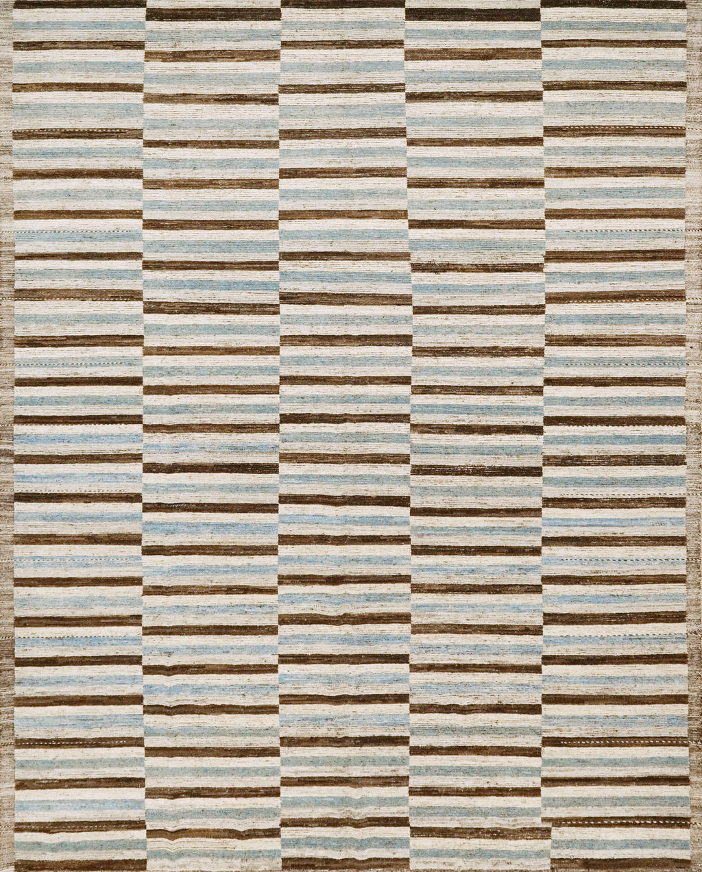 9x14 Ft Blue & Black Moroccan Rug - Afghan Wool Area Rug