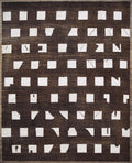 10x12 Ft Hand Knotted Moroccan Rug - Dark Brown Area Rug