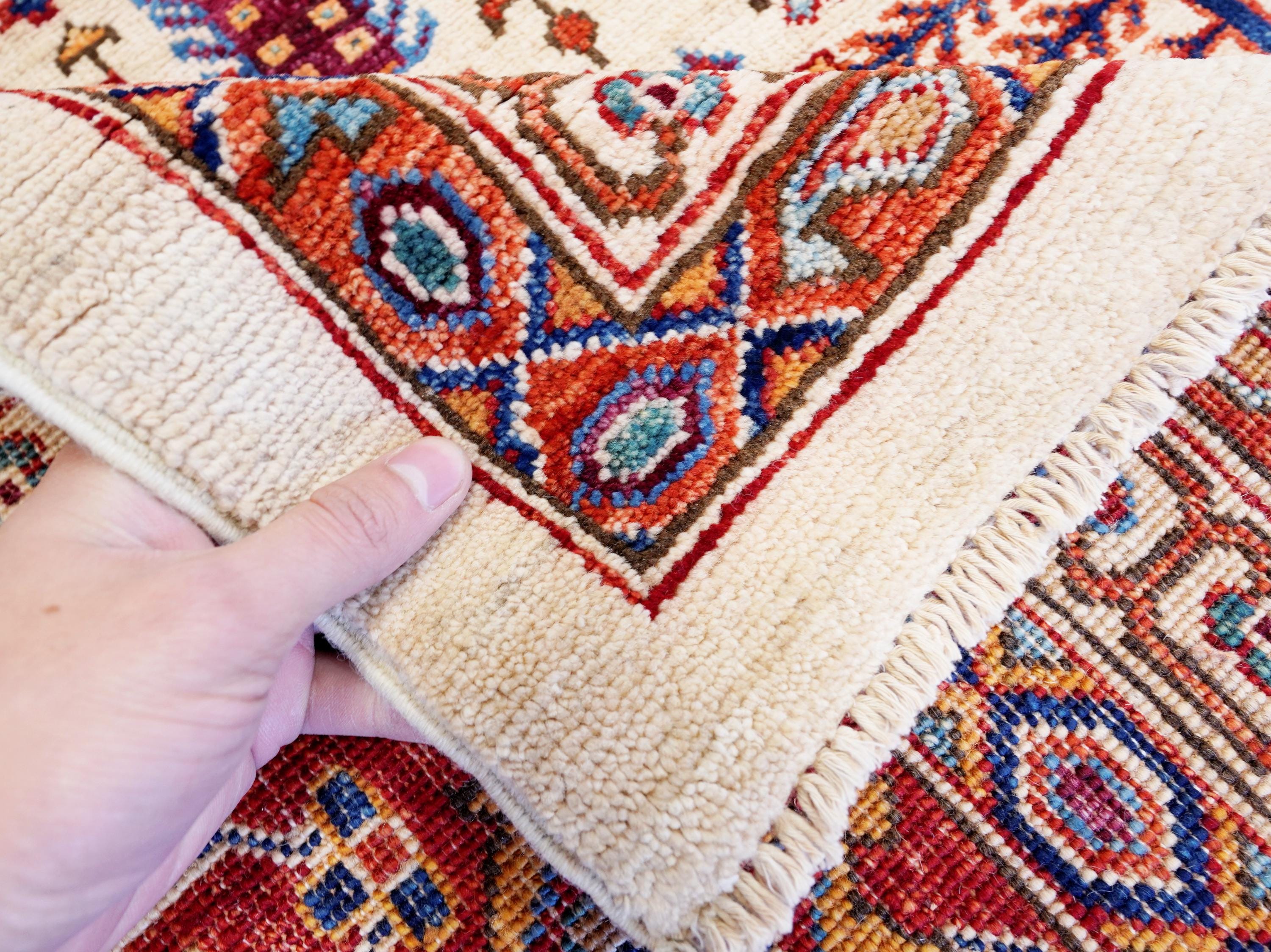 12x15 Ft Hand Knotted Red Heriz Rug - Traditional Oriental Area Rug
