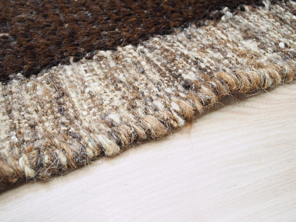 10x12 Ft Dark Brown Moroccan - Goat Hair Area Rug