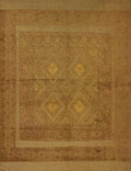 5x6 Ft Vintage Orange Tribal Kilim Rug - Hand-Knotted Afghan Wool