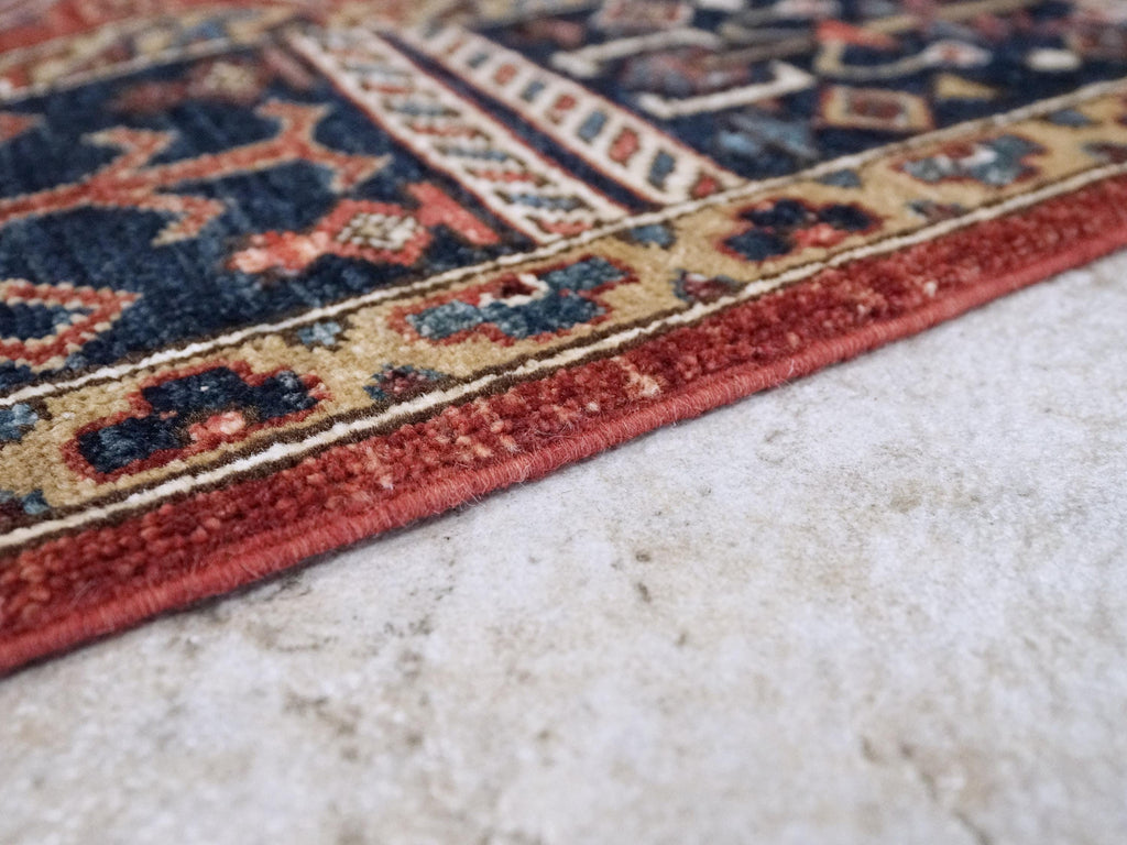 6x9 Ft Red Bidjar Rug - Hand Knotted Afghan Oriental Rug