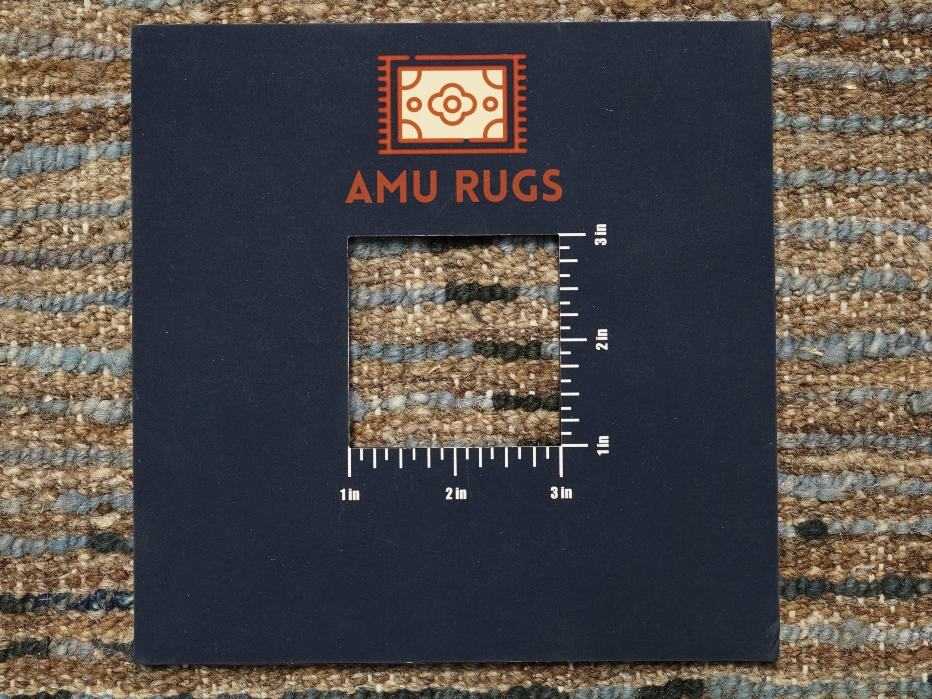 10 Ft Blue Moroccan Runner Rug - Afghan Handmade Wool Rug