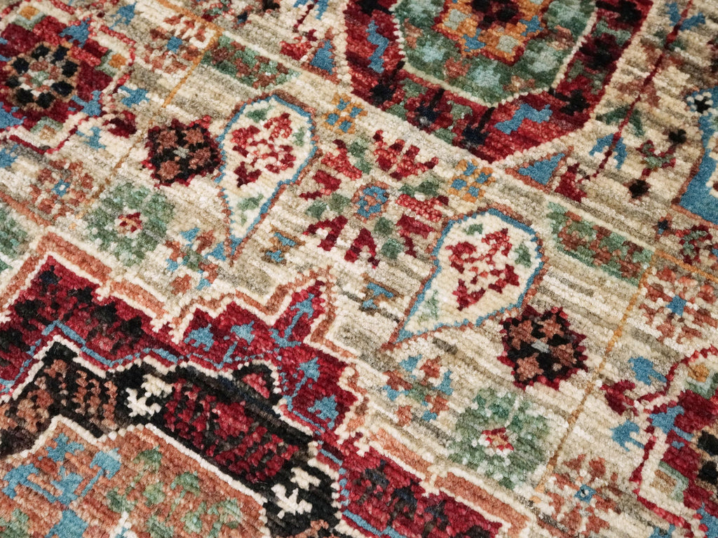 2x3 Ft Beige Mamluk Rug - Oriental Accent Rug