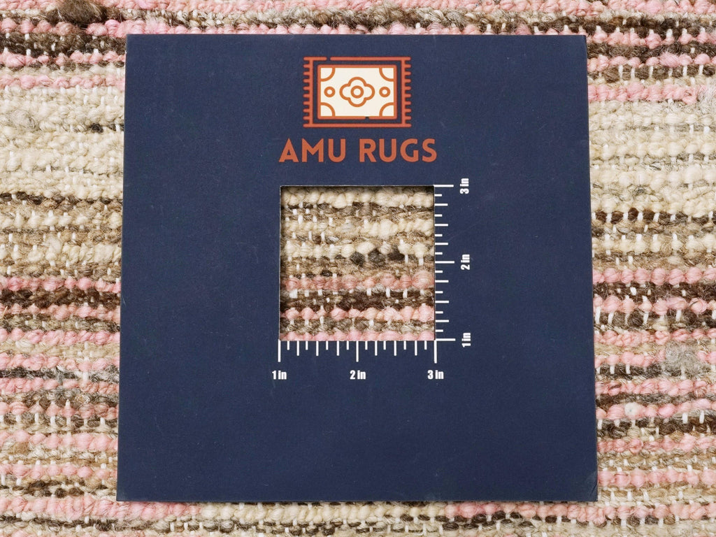 6x9 Ft Pink Moroccan Rug - Afghan Handmade Area Rug