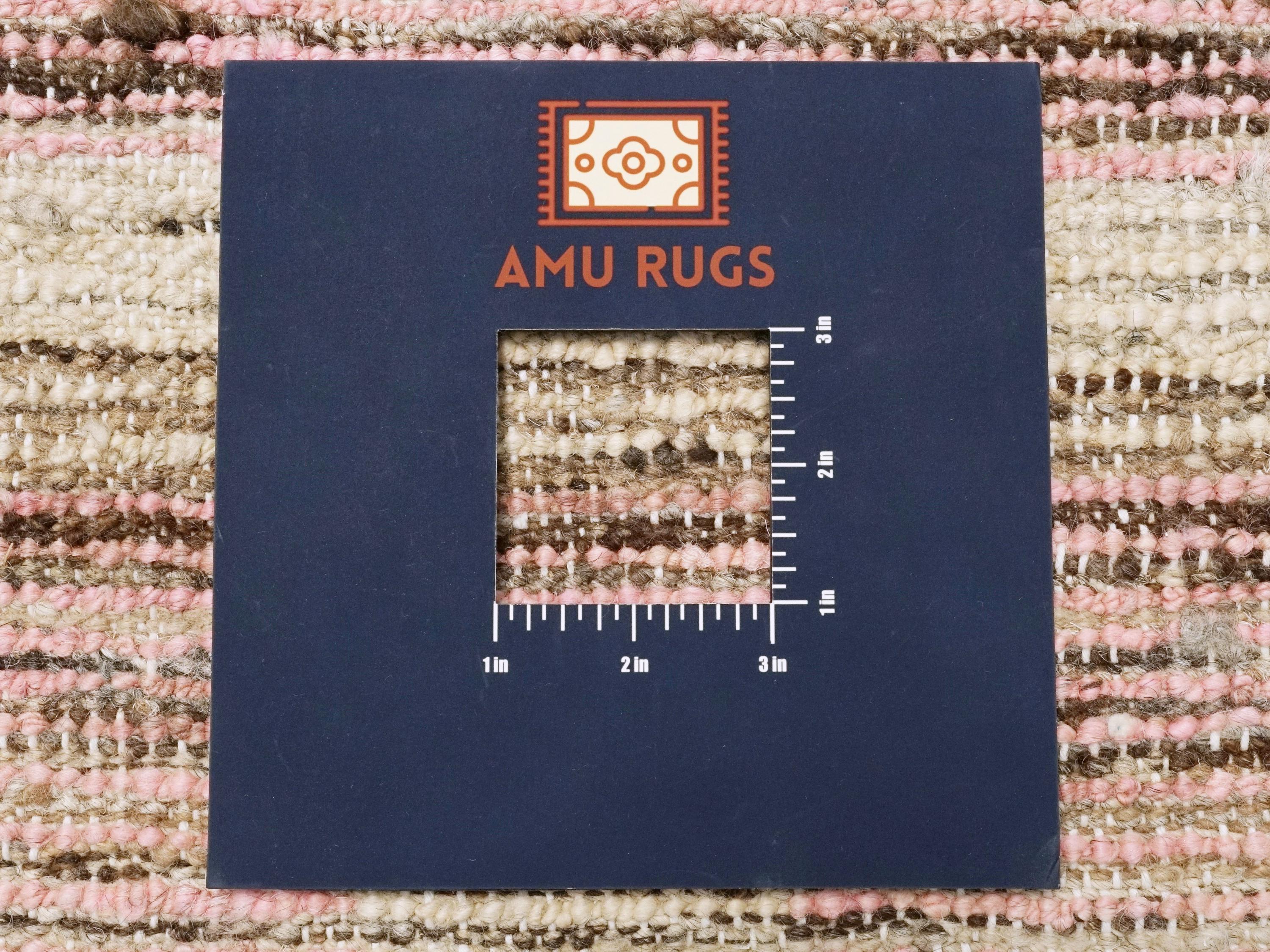 6x9 Ft Pink Moroccan Rug - Afghan Handmade Area Rug