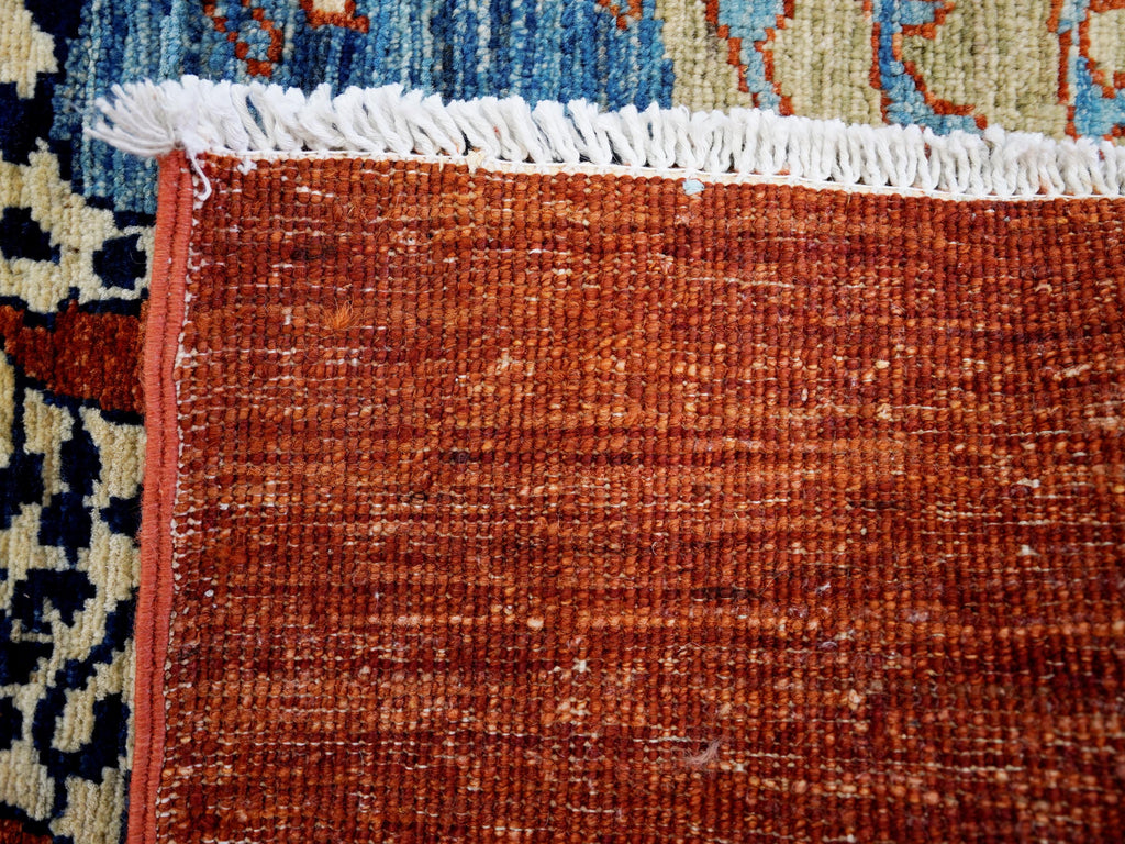 4x6 Ft Red Cheetah Rug - Hand Knotted Oriental Rug