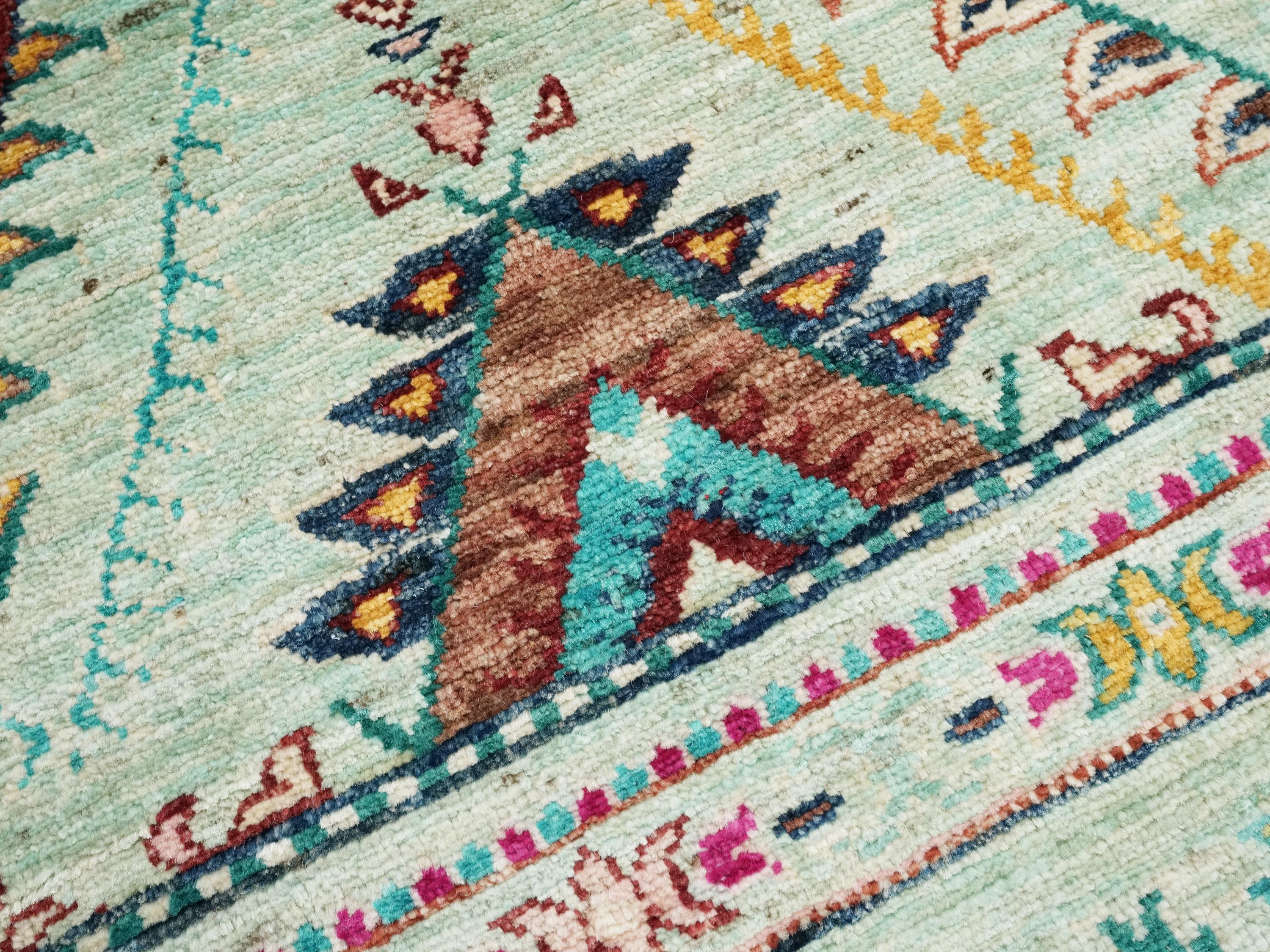 3x4 Ft Hand Knotted Wool Khorjin Rug - Traditional Oriental Area Rug
