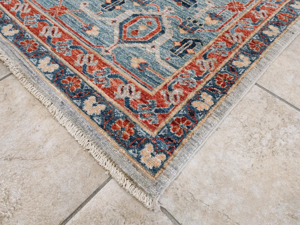 12x15 Ft Gray Heriz Rug - Handmade Afghan Area Rug - Oversize