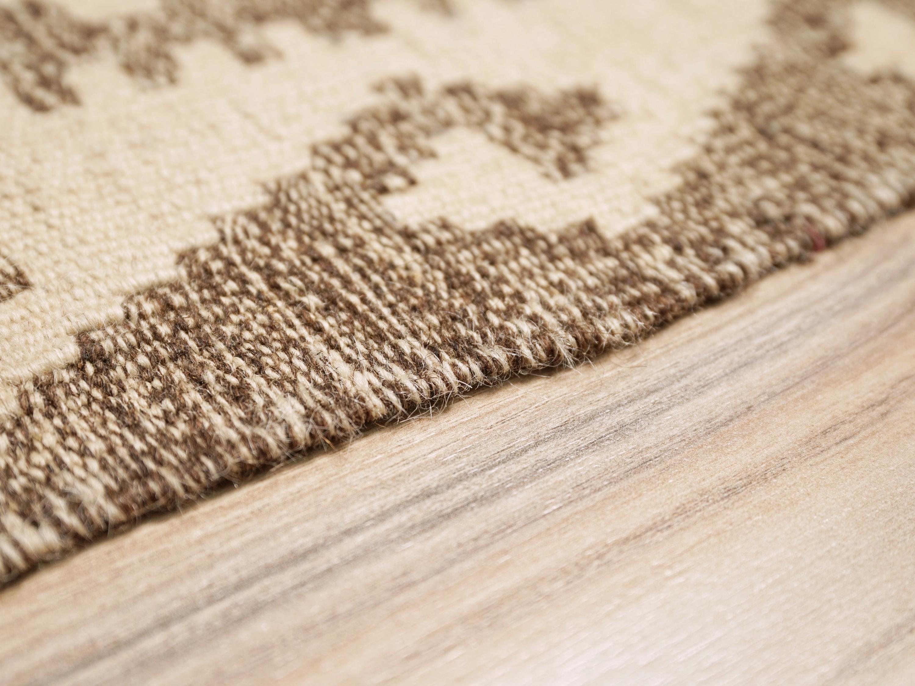 4x6 Ft Red Maimana Kilim Rug - Handwoven Afghan Flat Weave