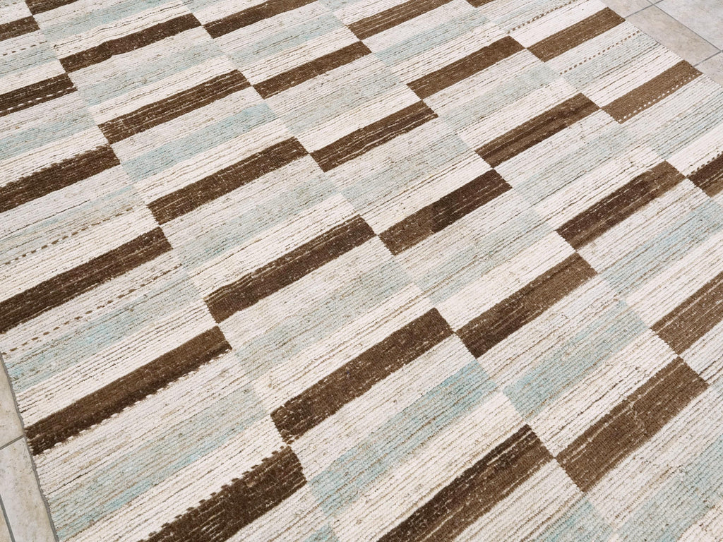 8x10 Ft Moroccan Wool Rug - Afghan Handmade Area Rug