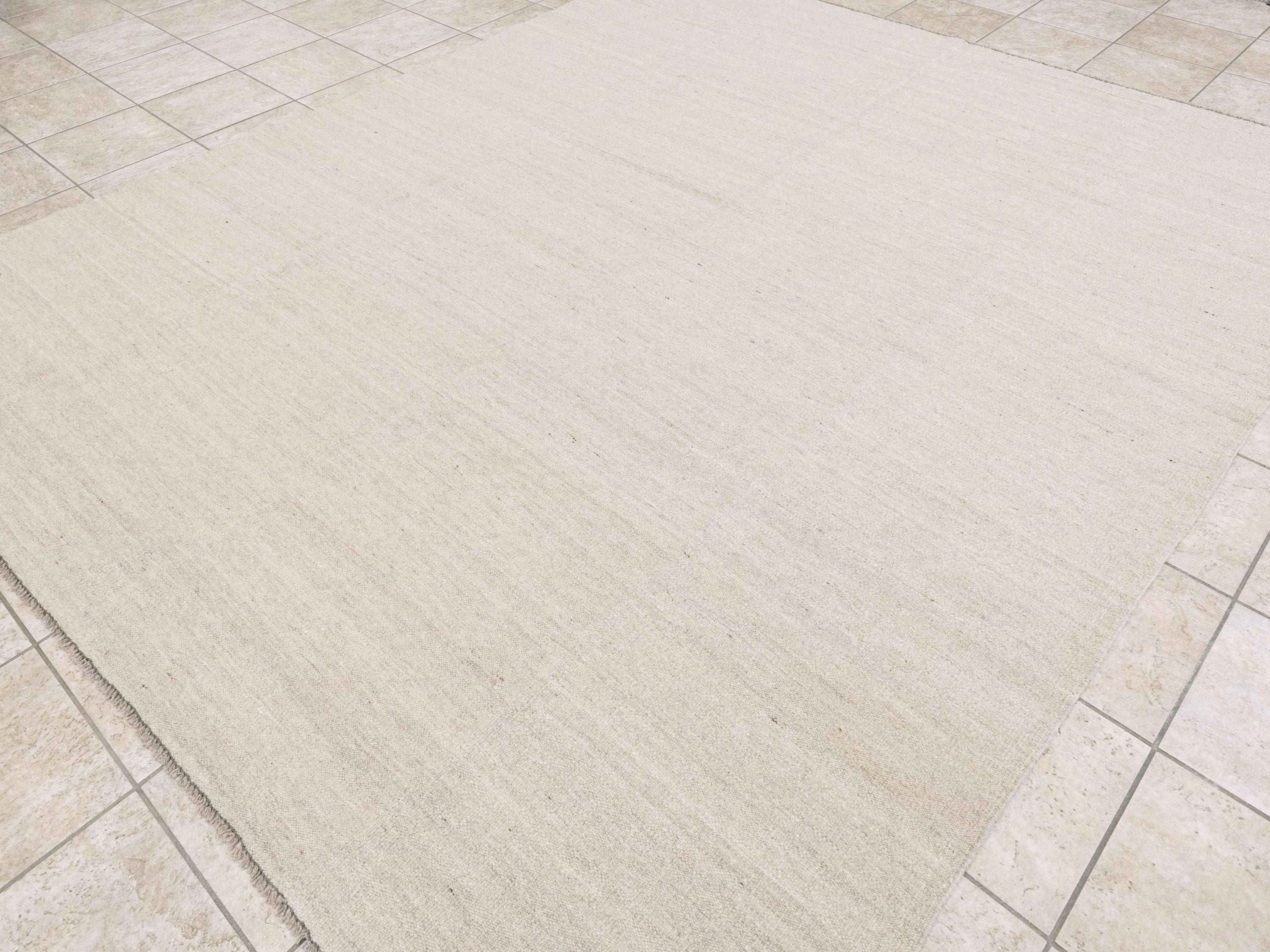 8x10 Ft Beige Kilim - Handwoven Afghan Area Rug