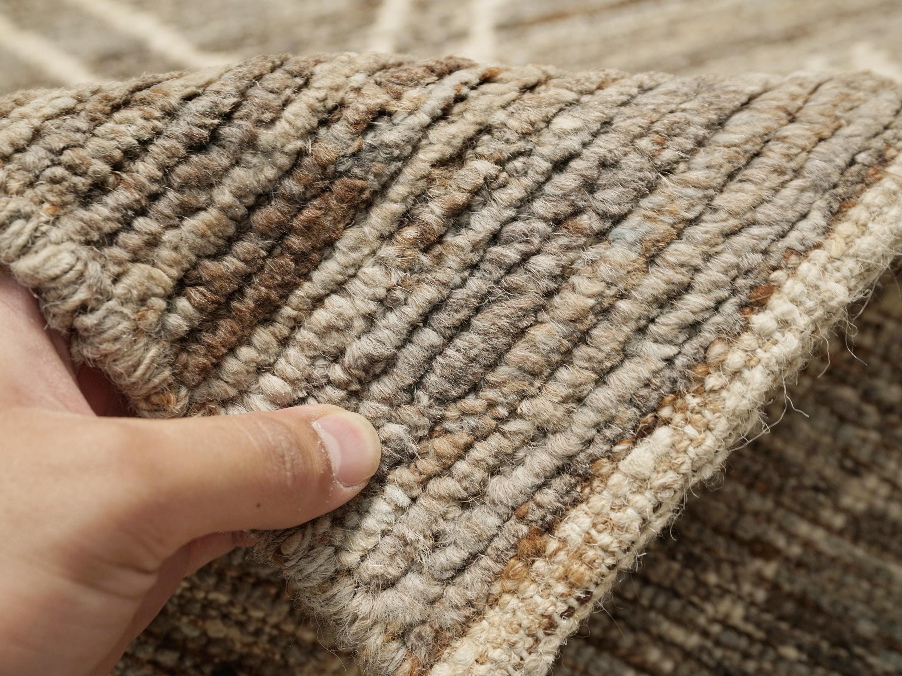 16 Ft Hand Knotted Moroccan Runner Rug - Afghan Wool Rug