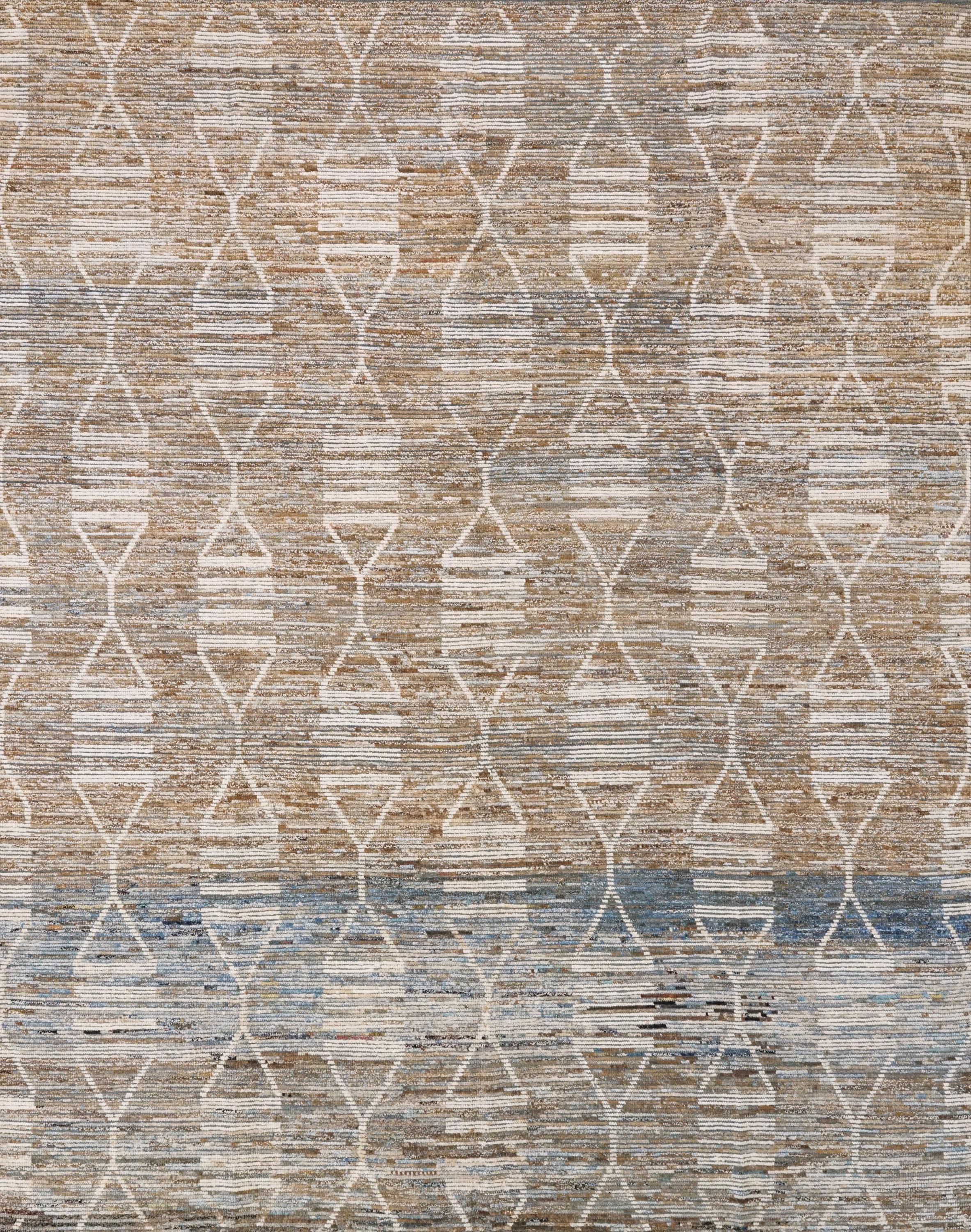 9x12 Ft Brown Moroccan Rug - Area Rug - Contemporary Design