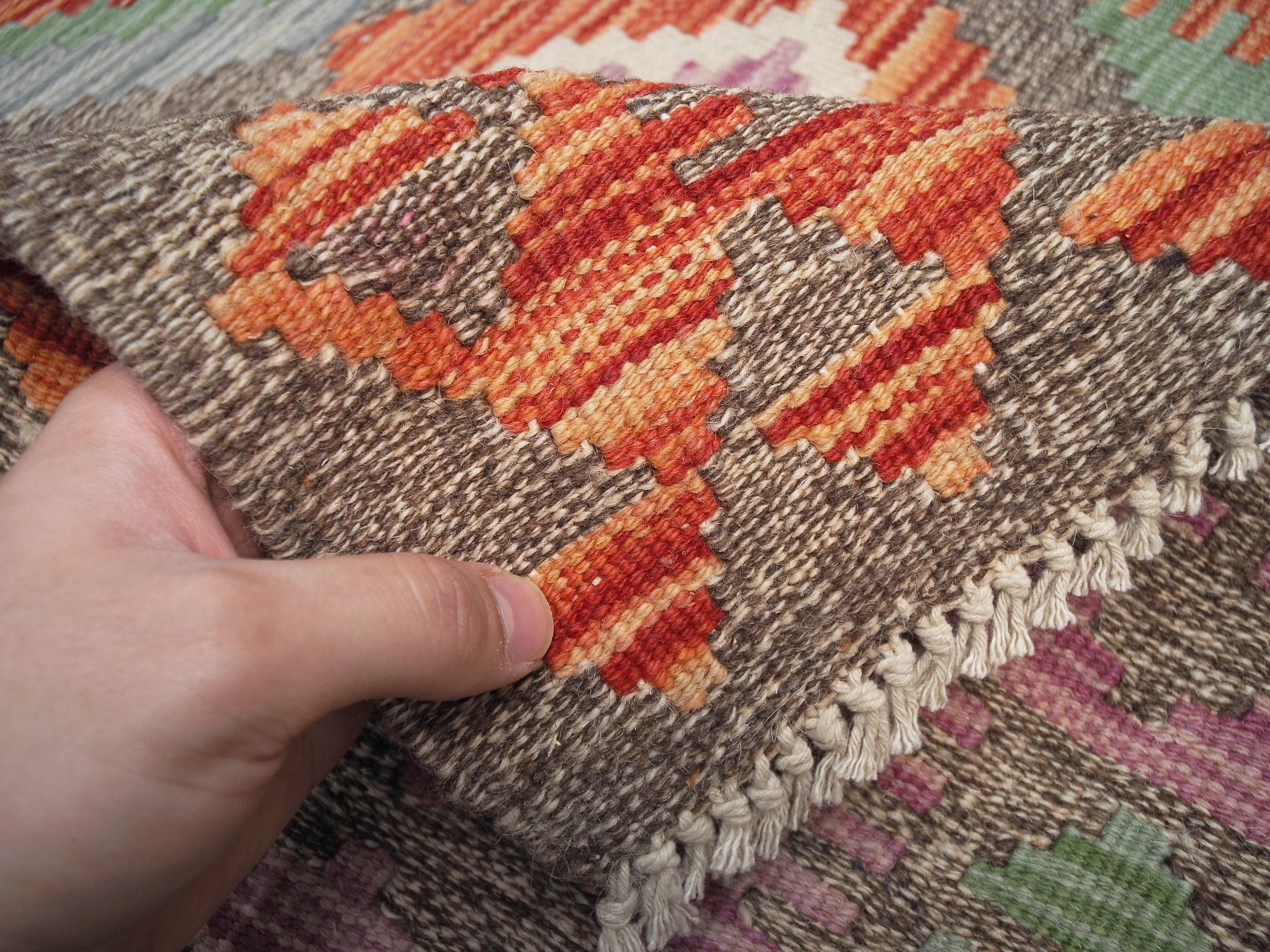 5x6 Ft Tribal Kilim Rug - Colorful Afghan Flat Weave