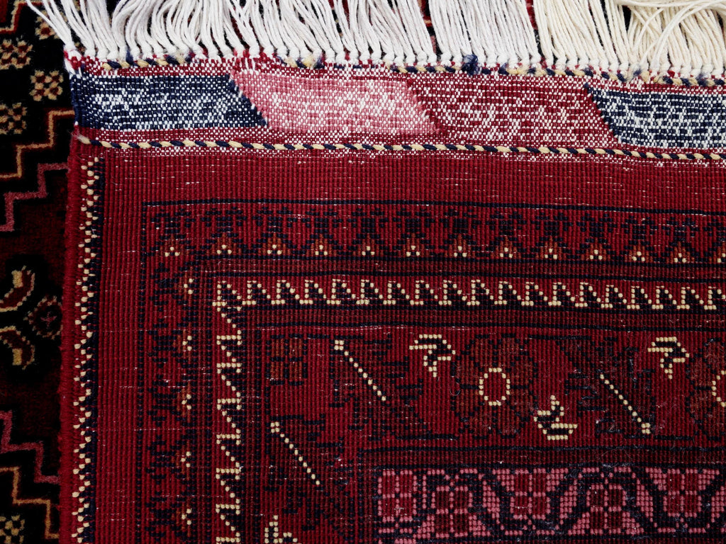 10x14 Ft Dark Red Bidjar Rug - Hand Knotted Oriental Rug