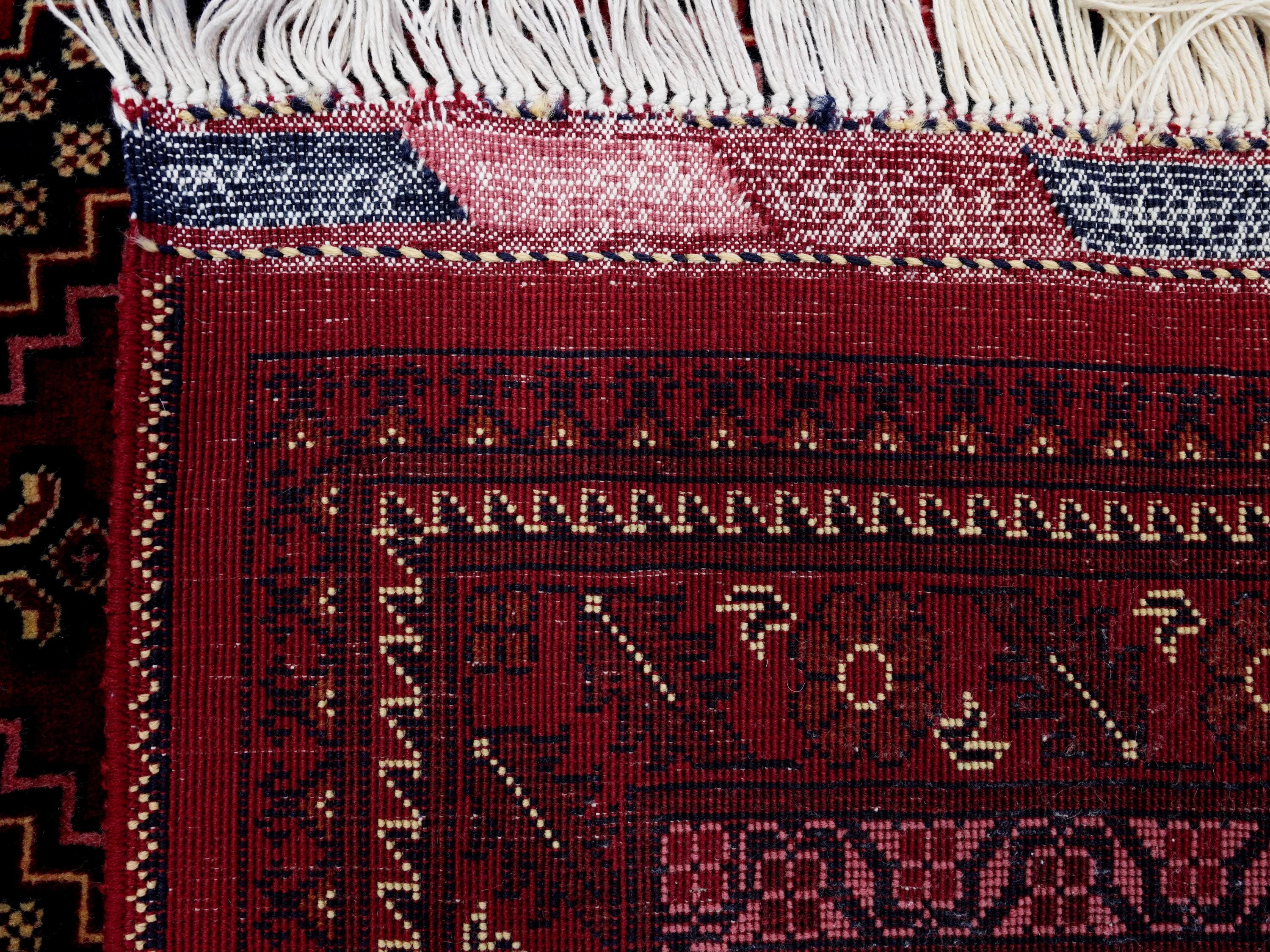 10x14 Ft Dark Red Bidjar Rug - Hand Knotted Oriental Rug