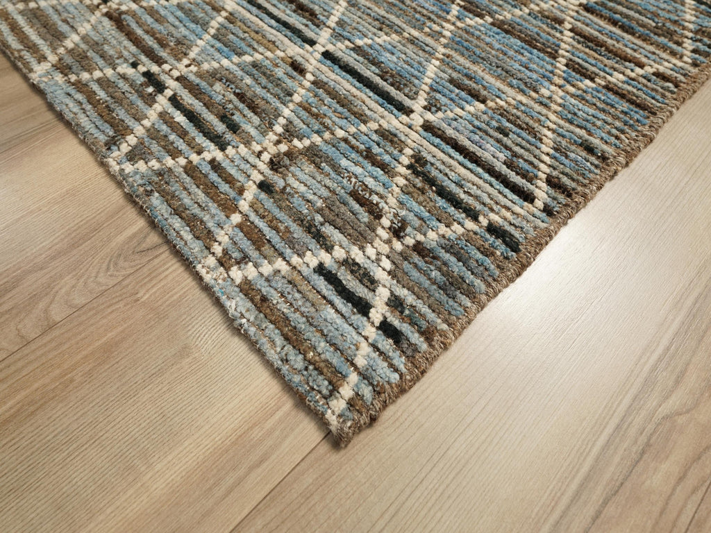 16 Ft Moroccan Runner Rug - Handmade Wool Rug