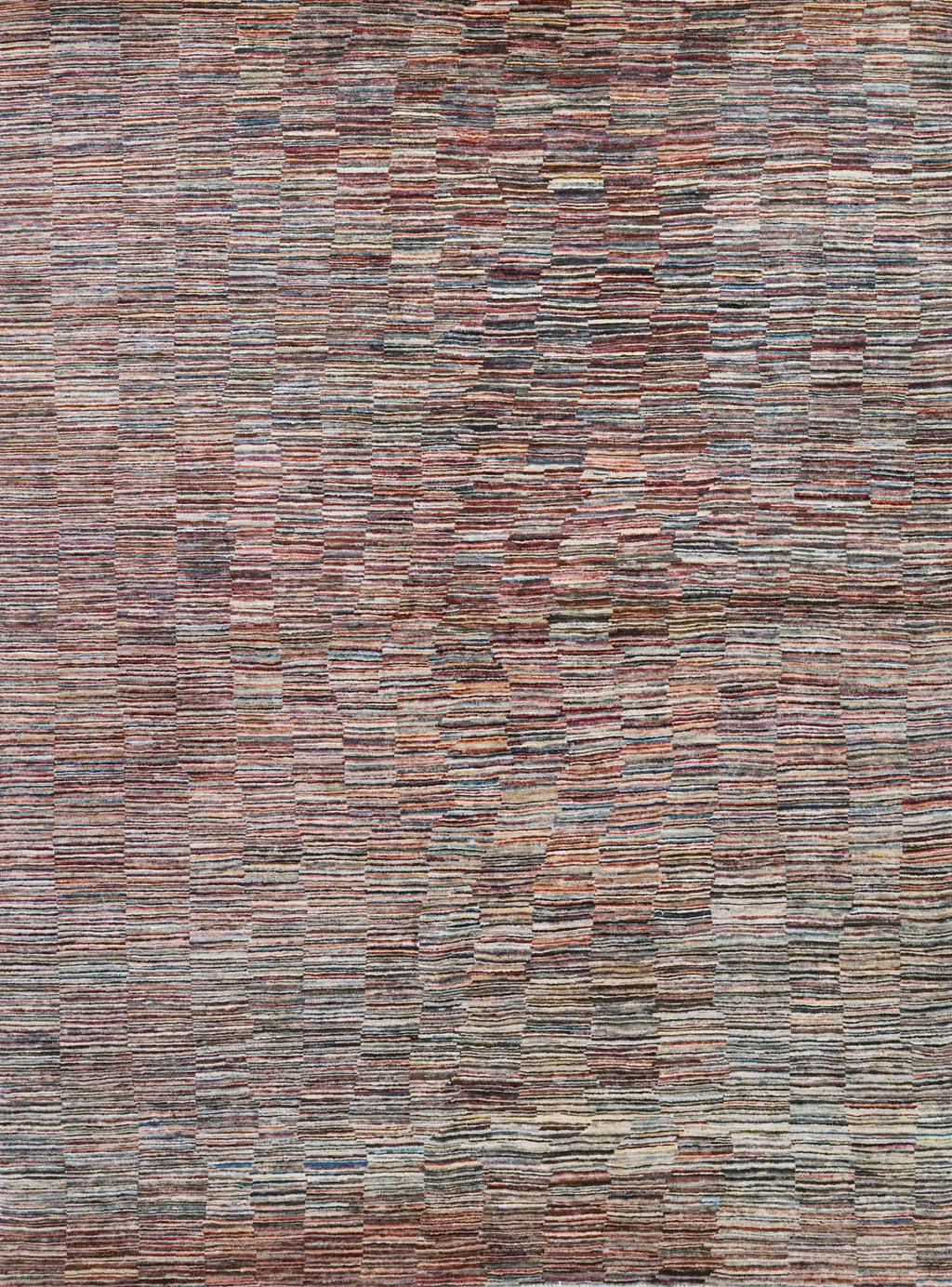 6x9 Ft Gabbeh Rug - Afghan Wool Area Rug - Colorful Striped Design