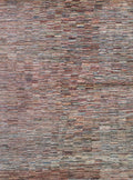 6x9 Ft Gabbeh Rug - Afghan Wool Area Rug - Colorful Striped Design