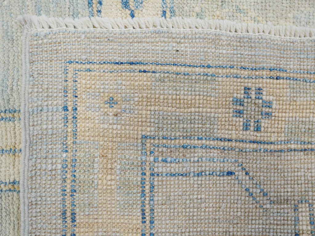 9x12 Ft Light Blue Oushak Rug - Handmade Area Rug
