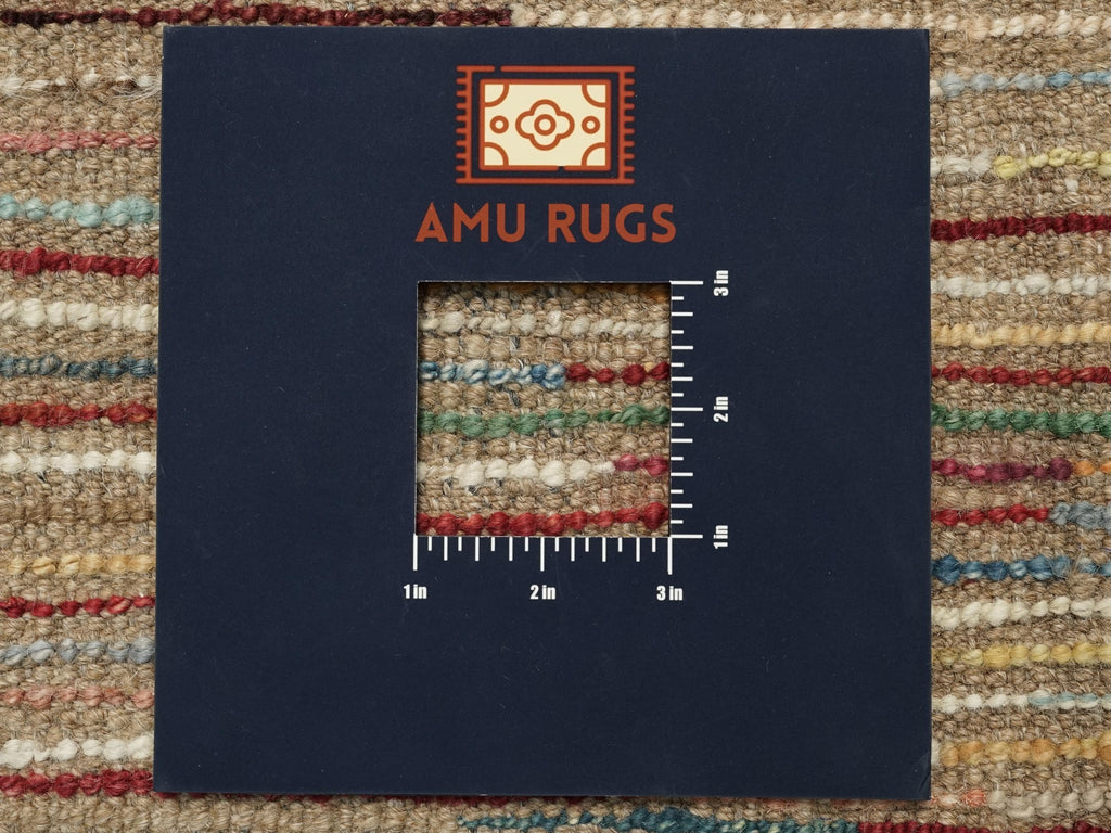 12 Ft Colorful Moroccan Runner Rug - Hand Knotted Wool Runner