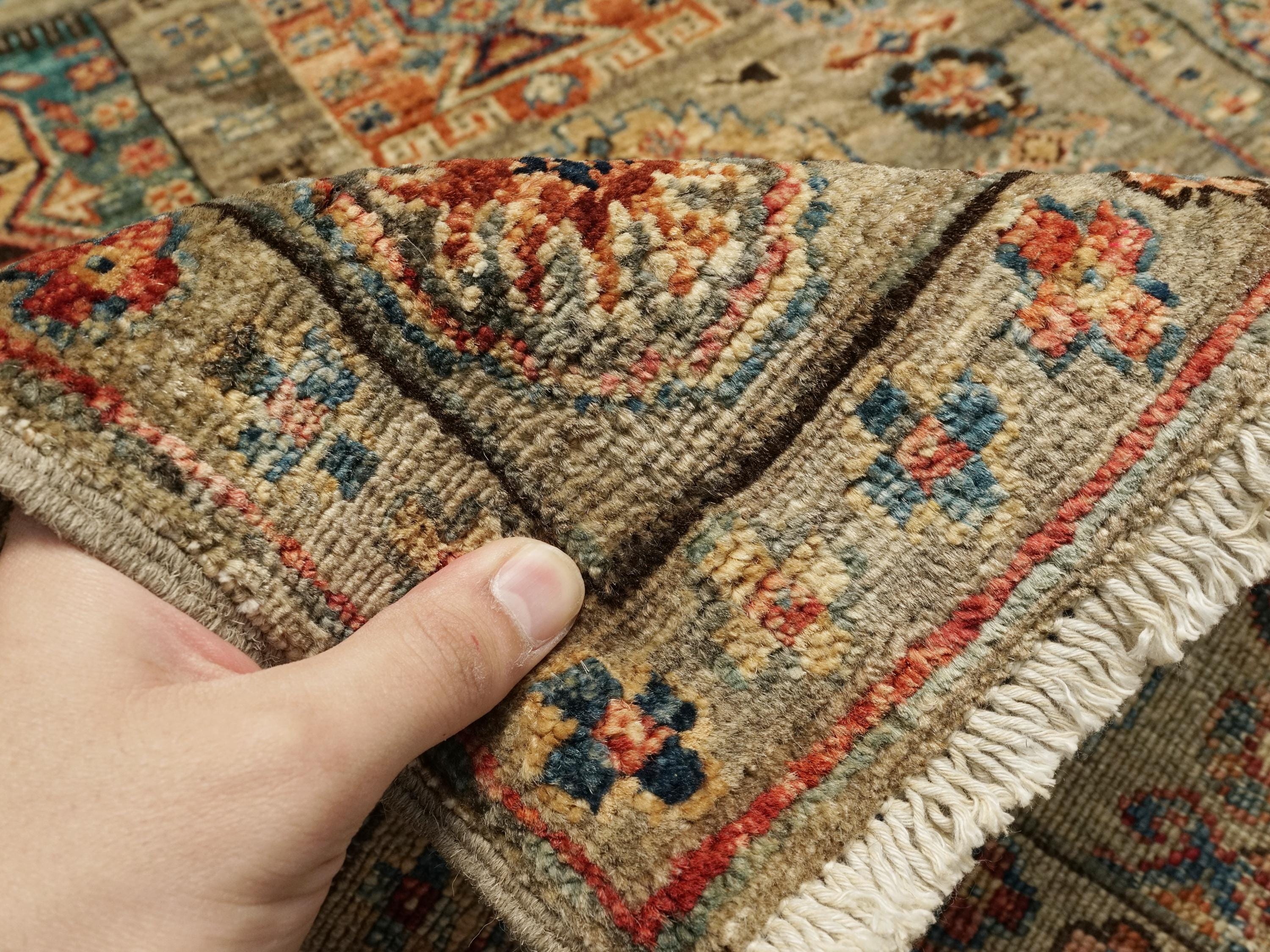 3x5 Brown Heriz Rug - Handmade Wool Area Rug